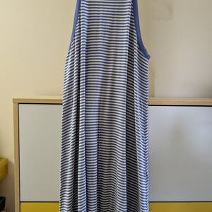 Old Navy Striped Sleeveless Dress, Size Medium